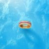 Women's 925 Sterling Silver Flashing Rose Ruby Row Diamond Ring – Elegant & Sparkling Design - Image 3